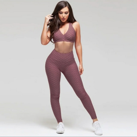 New Women 2-piece Sexy Yoga Set in a Size Medium - Picture 3 of 5